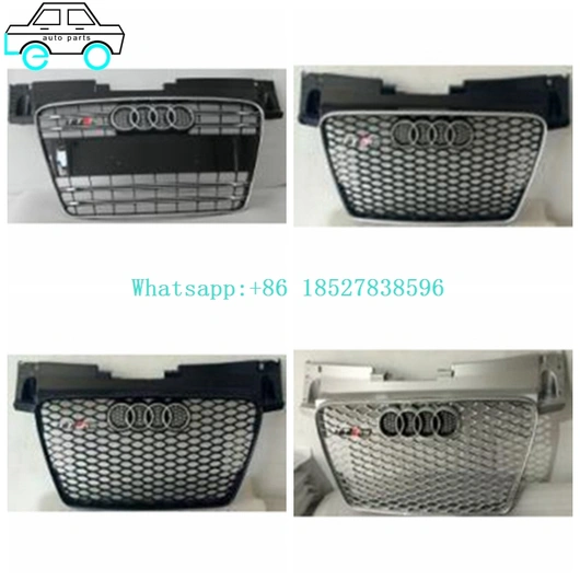 Front Bumper Grilles Middle Grills For Audi TT upgrade TTS (08-14)