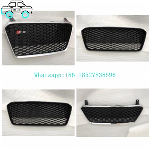 Front Bumper Grilles Middle Grills For Audi R8 changed to RS Grilles (2013-2016)