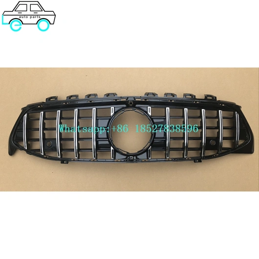 Front Bumper Grilles Grills For Benz GLA-CLASS W118GTR  2020+ Silver /BLACK