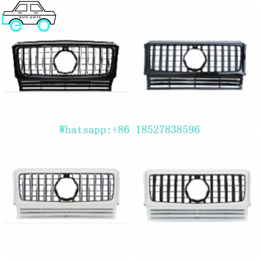Front Bumper Grilles Grills For Benz G-CLASS W463GTR 1990-2018 BLACK&Silver 
