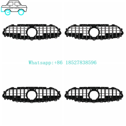 Front Bumper Grilles Grills For Benz CLS-CLASS W257GTR 2019+ Silver 