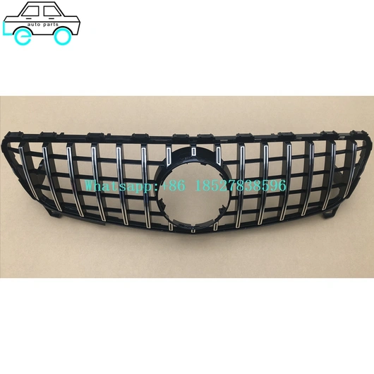 Front Bumper Grilles Grills For Benz GLA 13-15 Silver /BLACK