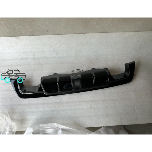 Rear Bumper Lip Diffuser with Led for 5 Series E60 2003-2010 Double Side Double Exhaust