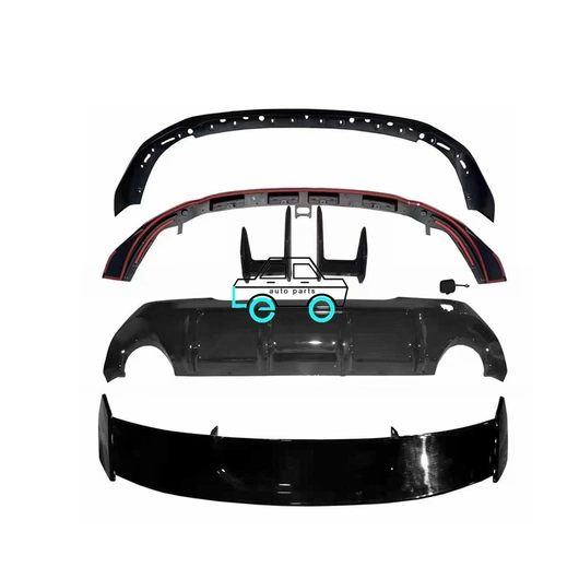 F40 MP Style Body Kit Glossy Black Front Lip Side Skirts Roof Spoiler Rear Diffuser for BMW 1 Series F40 2019-2024