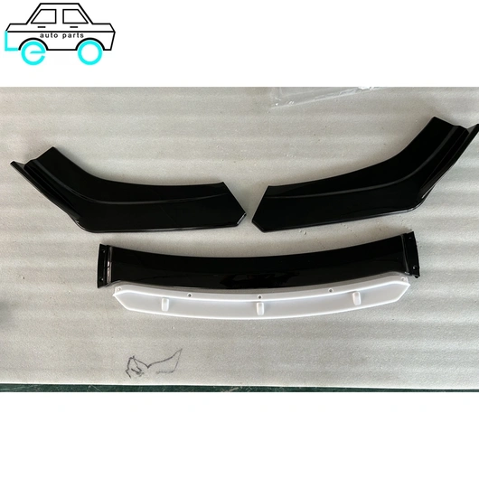 Universal Car Body Kits Two-Color Glossy Black and Red Side Skirts Front and Bumper Modification Kit