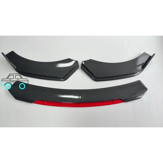 New 5pcs Universal Front Bumper Spoiler Lip ABS Plastic Body Parts for All Cars Car Exterior Accessories