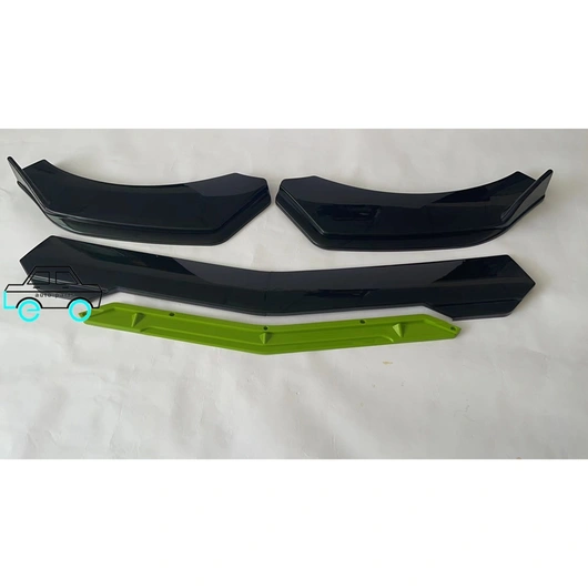 New 5pcs Universal Front Bumper Spoiler Lip ABS Plastic Body Parts for All Cars Car Exterior Accessories