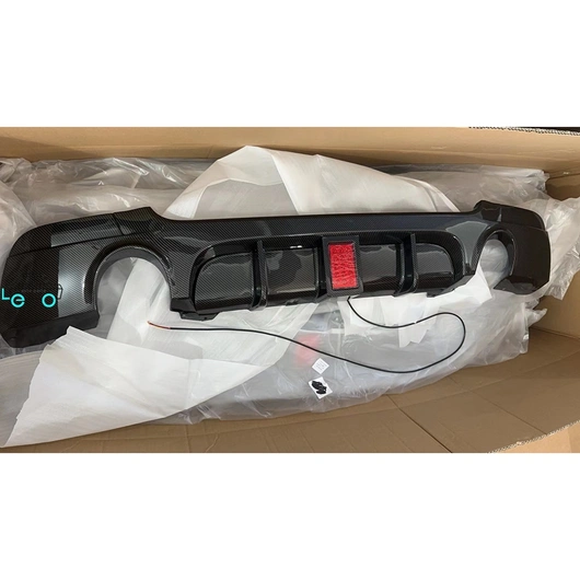 Rear Bumper Lip Diffuser for 3 Series E92/E93 2005-2011 MP REAR DIFFUSER WITH LED Double-side Single Exhaust