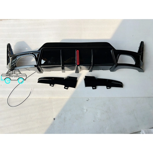 Rear Bumper Lip Rear Diffuser for 3 Series G20 G28 3M LCi 2024+ with LED 