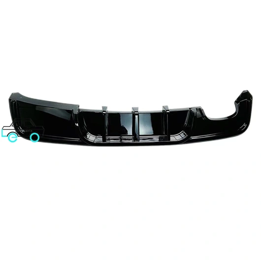 Rear Bumper Lip Diffuser with Led for 1 Series E82 2007-2011 One Side Double Exhaust