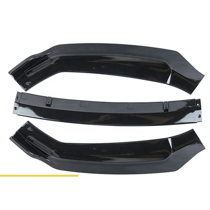 LEO Auto Parts Wholesale Front bumper lip Gloss Black Carbon Fiber Color For Audi A5 front lip 2017-2019