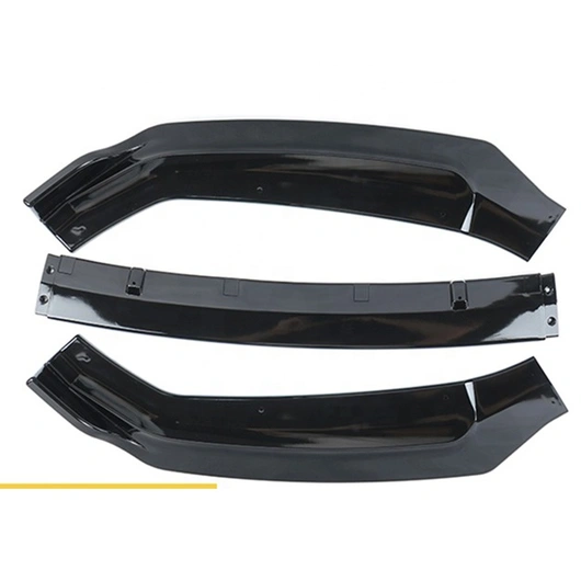 LEO Auto Parts Wholesale Front bumper lip Gloss Black Carbon Fiber Color For Audi A5 front lip 2017-2019