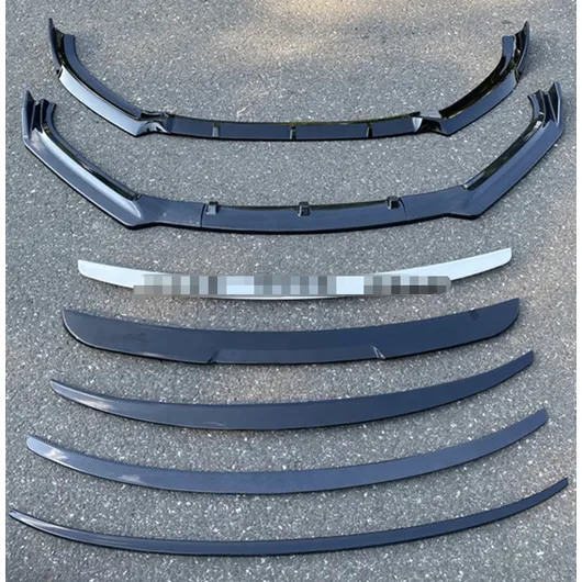 LEO Auto Parts Car front lip Carbon fiber front lip  front bumper with lips  For Audi A3 S3 A4 S4 A5 S5 A6 S6 A7 S7 A8 S8