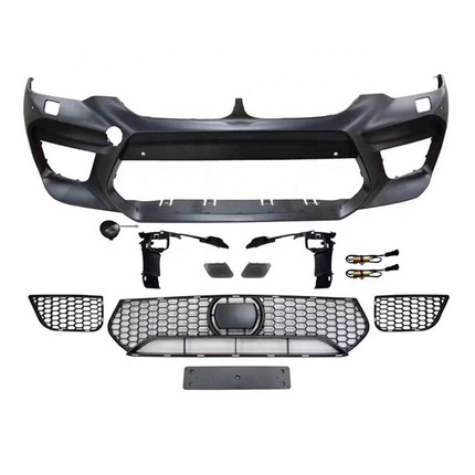 For BMW 5 Series G30 G38 Modified M5 front bumper with grill for BMW Body kit car bumper 2018-2020