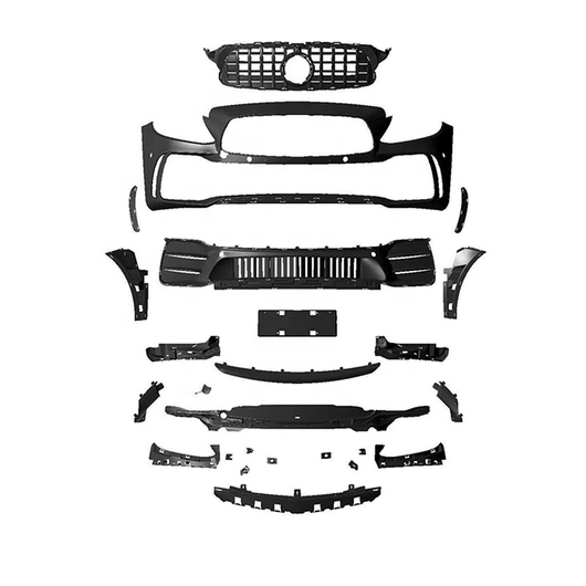 Bodykit for Mercedes Benz C- Class W205 C260L C200L C300 Coupe Modified GTR style Front bumper with grill  2015-2018 2019-2021