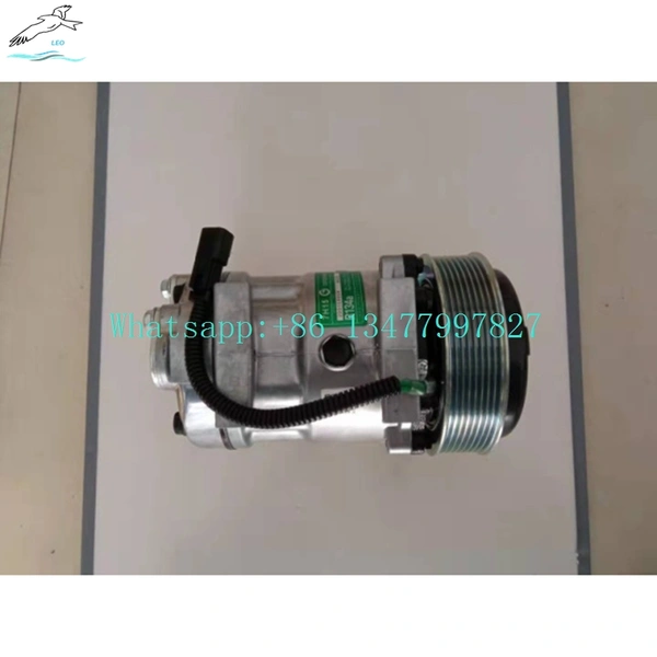 Cab outside Air conditioner compressor 15082727 For Volvo excavator|LEO Heavy Truck Parts 