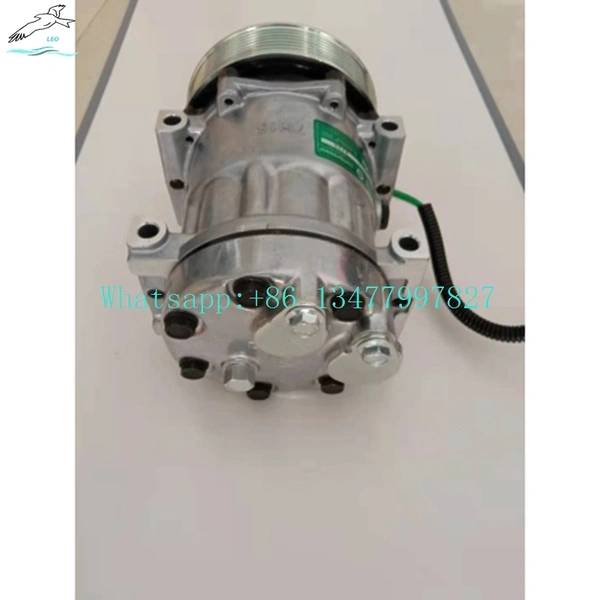 Cab outside Air conditioner compressor 15082727 For Volvo excavator|LEO Heavy Truck Parts 