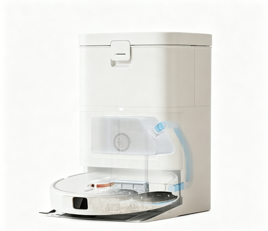 Xiaomi Robot Vacuum H50 | 10,000Pa Suction Smart Sweeping & Mopping Robot | 75-Day Self-Emptying