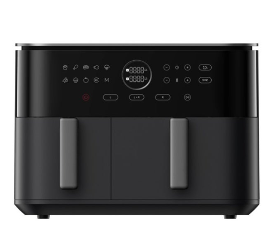 Xiaomi Dual Zone Air Fryer 10L | 2700W Dual Basket Independent Cooking | Sync Finish Oil-Free Cooker