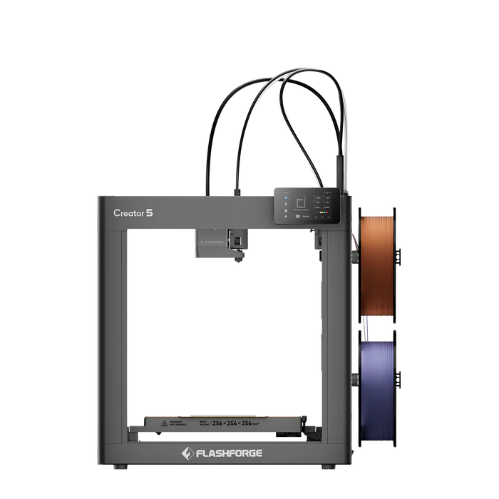 Flashforge Creator 5 3D Printer | 4 Independent Toolheads Zero Purge Waste Multi-Color 3D Printing Machine