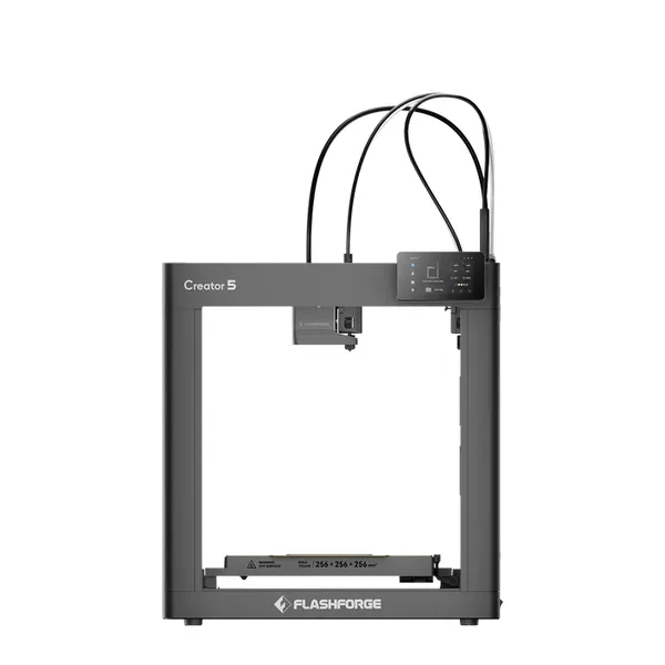 Flashforge Creator 5 3D Printer | 4 Independent Toolheads Zero Purge Waste Multi-Color 3D Printing Machine