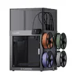 Flashforge Creator 5 Pro 3D Printer | Enclosed 4 Independent Toolheads Zero Purge Waste Multi-Color 3D Printing Machine