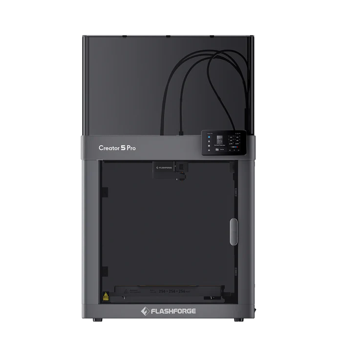 Flashforge Creator 5 Pro 3D Printer | Enclosed 4 Independent Toolheads Zero Purge Waste Multi-Color 3D Printing Machine