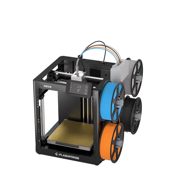 Flashforge AD5X 3D Printer | High Speed 4-Color Multicolor Desktop 3D Printing Machine