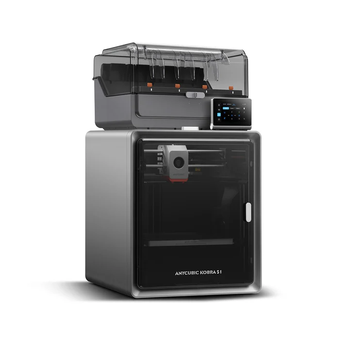 Anycubic Kobra S1 ACE 2 Pro Combo | Enclosed CoreXY 600mm/s High Speed Multi-Color 3D Printer