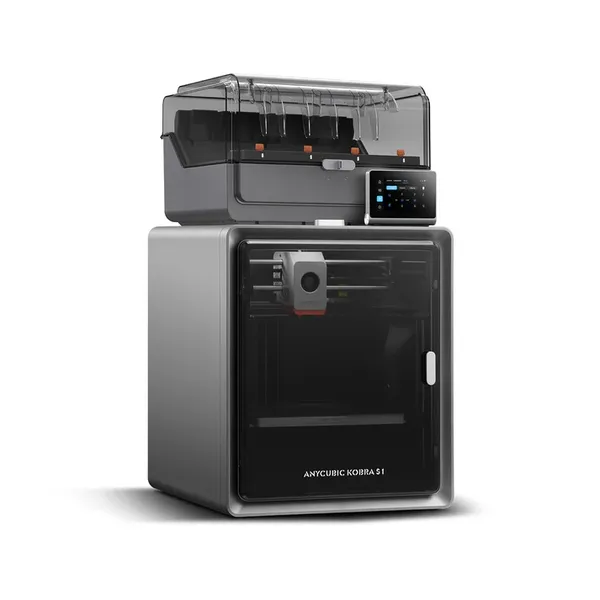 Anycubic Kobra S1 ACE 2 Pro Combo | Enclosed CoreXY 600mm/s High Speed Multi-Color 3D Printer