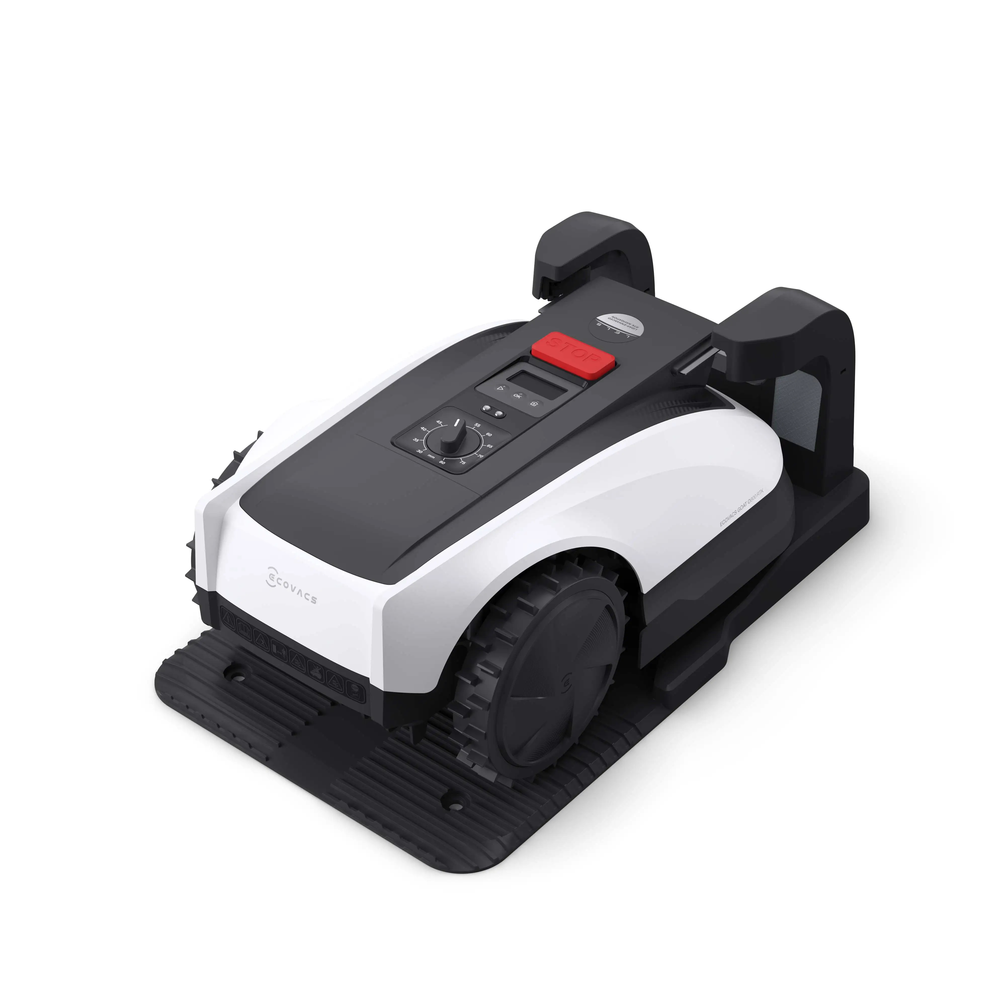 GOAT O800 RTK WHITE Robotic Lawn Mower | LiDAR-enhanced RTK Navigation TruEdge Zero Edge Cutting Robot Mower