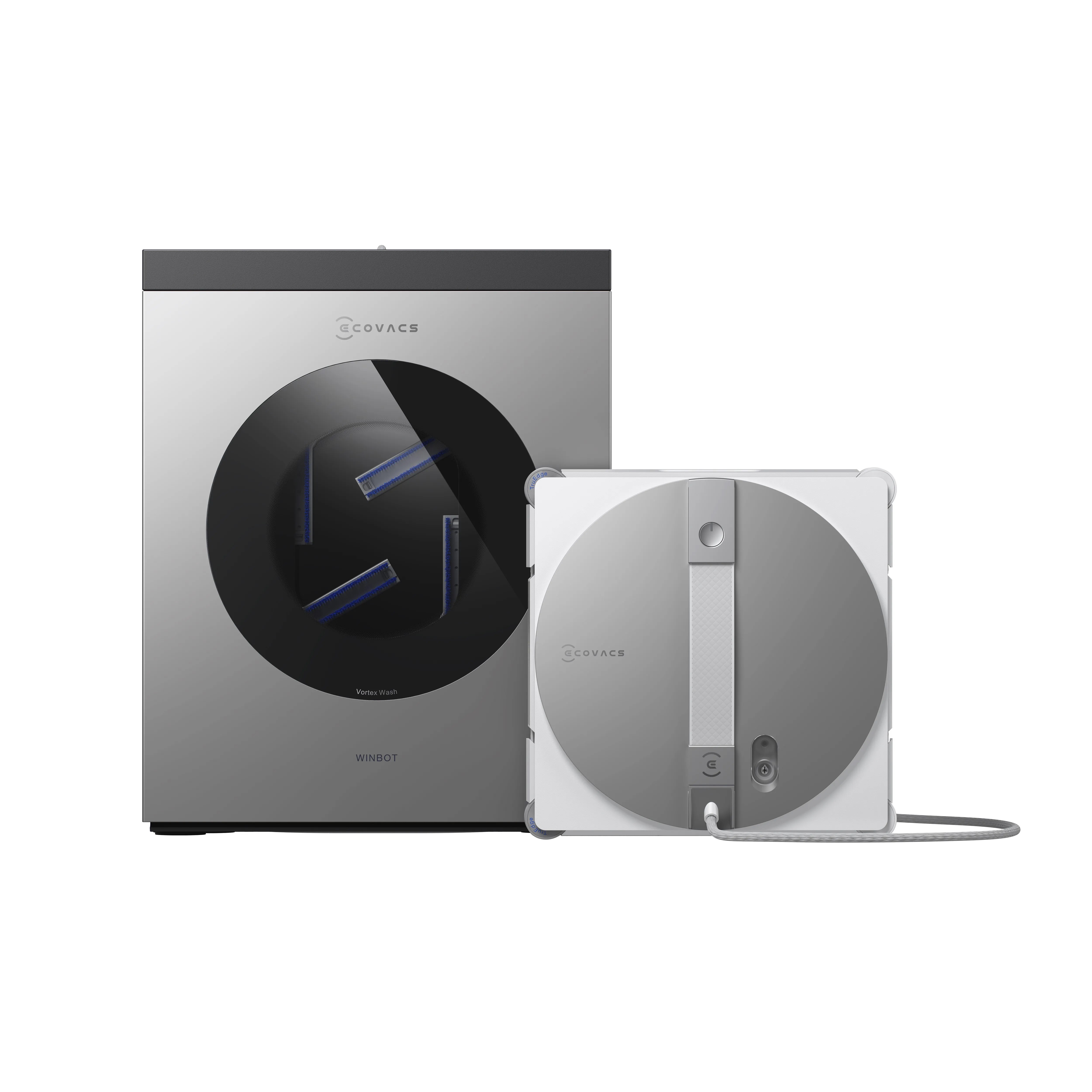 WINBOT W3 OMNI Window Cleaning Robot | Vortex Auto Pad Washing TruEdge Window Cleaning Robot
