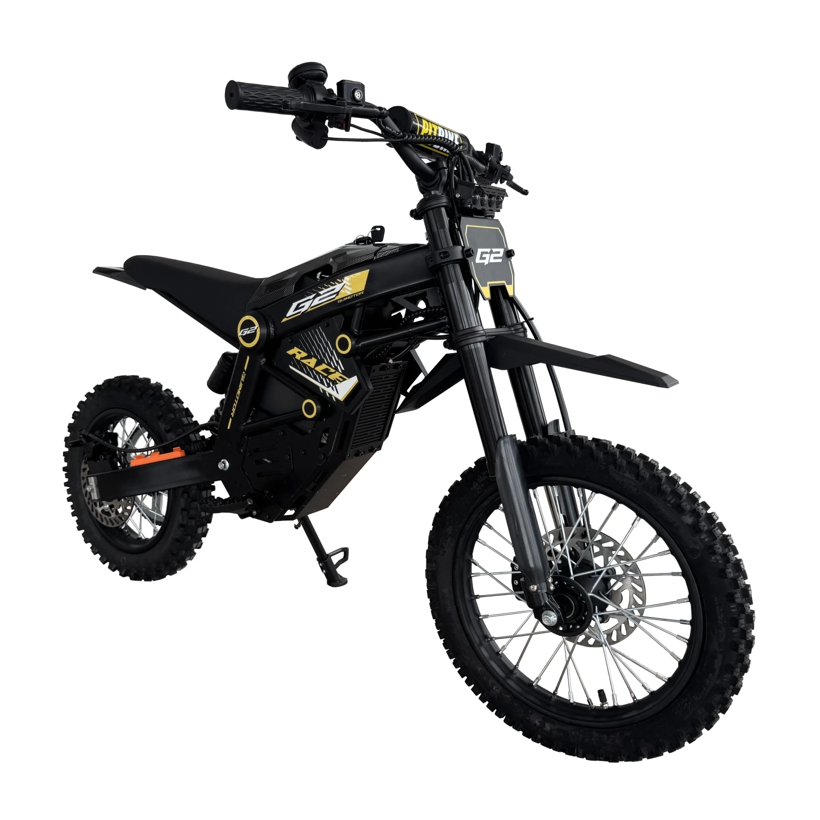Guimotor G2 Electric Dirt Bike,3500W Mid‑Drive Motor 48V 20.8Ah, Max Speed 60‑64km/h, 35‑55km Range, UL Certified Off‑Road E‑Dirt Bike