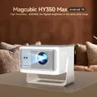 Magcubic HY350MAX Smart Portable Projector,Native 1080P Full HD,600 ANSI Lumens,Android 14,Auto Focus Auto Keystone,15W Speaker,35‑135 Inch Home Cinema Projector