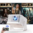 Magcubic HY350MAX Smart Portable Projector,Native 1080P Full HD,600 ANSI Lumens,Android 14,Auto Focus Auto Keystone,15W Speaker,35‑135 Inch Home Cinema Projector
