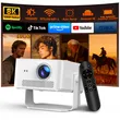 Magcubic HY450MAX Home Theater Projector,Native 1080P Full HD,1100 ANSI Lumens,Android 14,Auto Focus & Auto Keystone,1.0‑1.1 Throw Ratio,135‑Inch Large Screen Smart Projector
