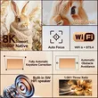 Magcubic X7 Smart Home Theater Projector,Native 1080P Full HD,1000 ANSI Lumens,Android 14,Auto Focus & Full Auto Keystone,Obstacle Avoidance,1.0‑1.3 Throw Ratio for Home & Game Room