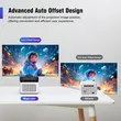 Magcubic HY450 Ultra Short Throw Projector,Native 1080P Full HD,900 ANSI Lumens,0.6:1 Throw Ratio,Android 14,Auto Keystone,Dual 6W Speakers,50‑200 Inch Large Screen Home Cinema Projector