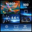Magcubic HY450 Ultra Short Throw Projector,Native 1080P Full HD,900 ANSI Lumens,0.6:1 Throw Ratio,Android 14,Auto Keystone,Dual 6W Speakers,50‑200 Inch Large Screen Home Cinema Projector