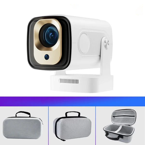 Magcubic HY310 Portable Smart Projector,Native 1080P Full HD,260 ANSI Lumens,Android 14,Auto Focus & Auto Vertical Keystone,6‑Axis Air Mouse Remote,WiFi6 BT5.0,35‑135 Inch Mini Home Projector