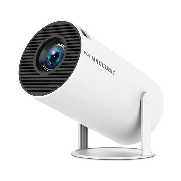 Magcubic HY300Pro Mini Portable Projector,Native 720P HD,200 ANSI Lumens,Android 14,180° Rotatable Body,Auto Vertical Keystone,35‑135 Inch Screen,WiFi 6 BT5.0 Home Outdoor Projector