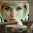 Magcubic HY310X Mini Portable Projector,Native 1080P Full HD,420 ANSI Lumens,Android 14,Auto Focus & Auto Vertical Keystone,Bluetooth 5.2,40‑130 Inch Large Screen Home Travel Projector