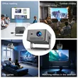 Magcubic HY450GT Google TV Smart Projector,Native 1080P Full HD,1100 ANSI Lumens,Auto Focus & Auto Keystone,Obstacle Avoidance,40‑140 Inch Large Screen Home Cinema Projector