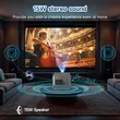 Magcubic HY450GT Google TV Smart Projector,Native 1080P Full HD,1100 ANSI Lumens,Auto Focus & Auto Keystone,Obstacle Avoidance,40‑140 Inch Large Screen Home Cinema Projector