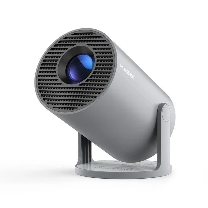 Magcubic HY300Pro Mini Portable Projector,Native 720P HD,200 ANSI Lumens,Android 14,180° Rotatable Body,Auto Vertical Keystone,35‑135 Inch Screen,WiFi 6 BT5.0 Home Outdoor Projector