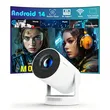Magcubic HY300Ultra Mini Portable Projector,Native 720P HD,260 ANSI Lumens,180° Flexible Projection,Android14,Electronic Focus & Auto Vertical Keystone,WiFi6 BT5.4,35‑135 Inch Home Camping Travel Projector