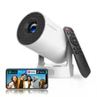 Magcubic HY300Pro+ Mini Portable Projector,Native 720P HD,290 ANSI Lumens,Android14,Auto Vertical Keystone,WiFi6 BT5.4,180° Rotatable,35‑135 Inch Bedroom Travel Projector