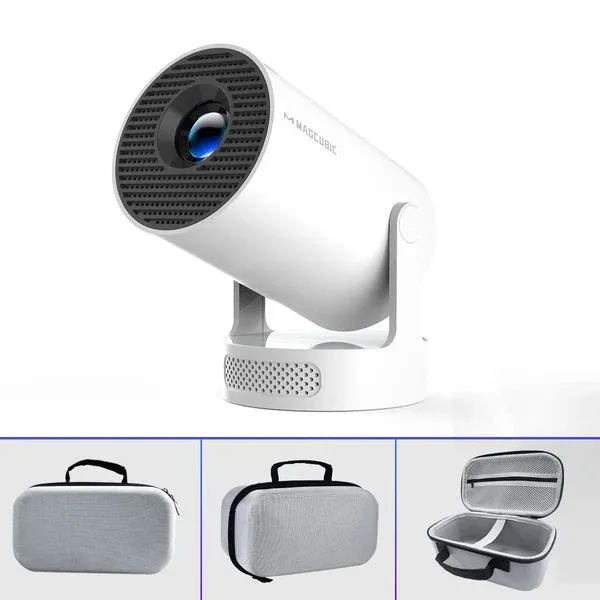 Magcubic HY300Pro+ Mini Portable Projector,Native 720P HD,290 ANSI Lumens,Android14,Auto Vertical Keystone,WiFi6 BT5.4,180° Rotatable,35‑135 Inch Bedroom Travel Projector