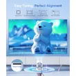 Magcubic HY300Pro+ Mini Portable Projector,Native 720P HD,290 ANSI Lumens,Android14,Auto Vertical Keystone,WiFi6 BT5.4,180° Rotatable,35‑135 Inch Bedroom Travel Projector