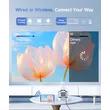 Magcubic HY300Pro+ Mini Portable Projector,Native 720P HD,290 ANSI Lumens,Android14,Auto Vertical Keystone,WiFi6 BT5.4,180° Rotatable,35‑135 Inch Bedroom Travel Projector